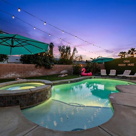 Casa Desert Muse With Heated Pool Spa Firepit Mini Golf And Games Indio Kültér fotó