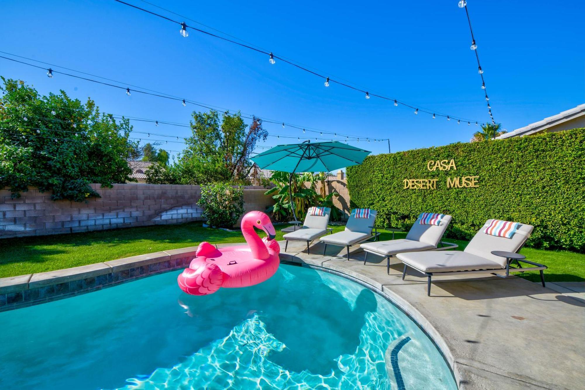 Casa Desert Muse With Heated Pool Spa Firepit Mini Golf And Games Indio Kültér fotó
